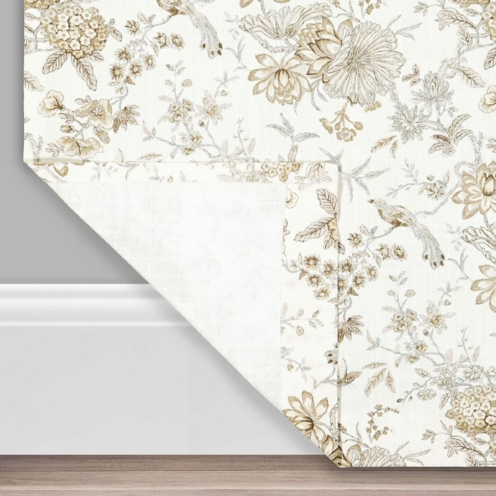 Waverly 84-in Fumo Block Room Darkening Standard Lined Rod Pocket Single Curtain - Picture 3 of 4